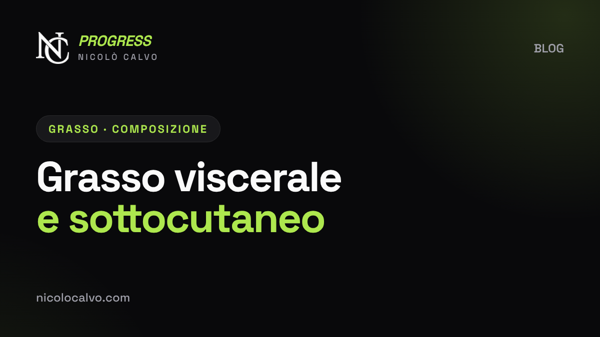 Grasso viscerale e sottocutaneo: le differenze e come ridurlo con l’allenamento